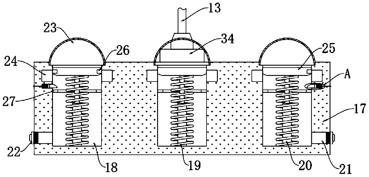 Seawater quality sampling device with different depths for ocean monitoring