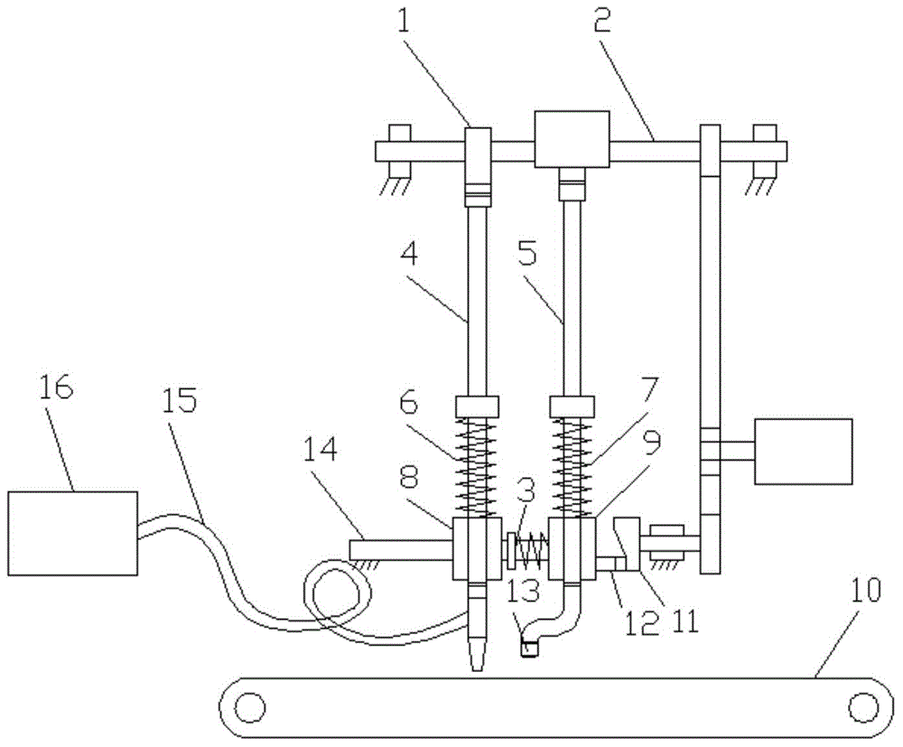 Paperboard gumming machine