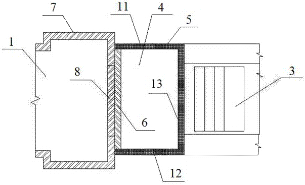 Covering earth balanced safe receiving method of large-diameter shield tunneling machine