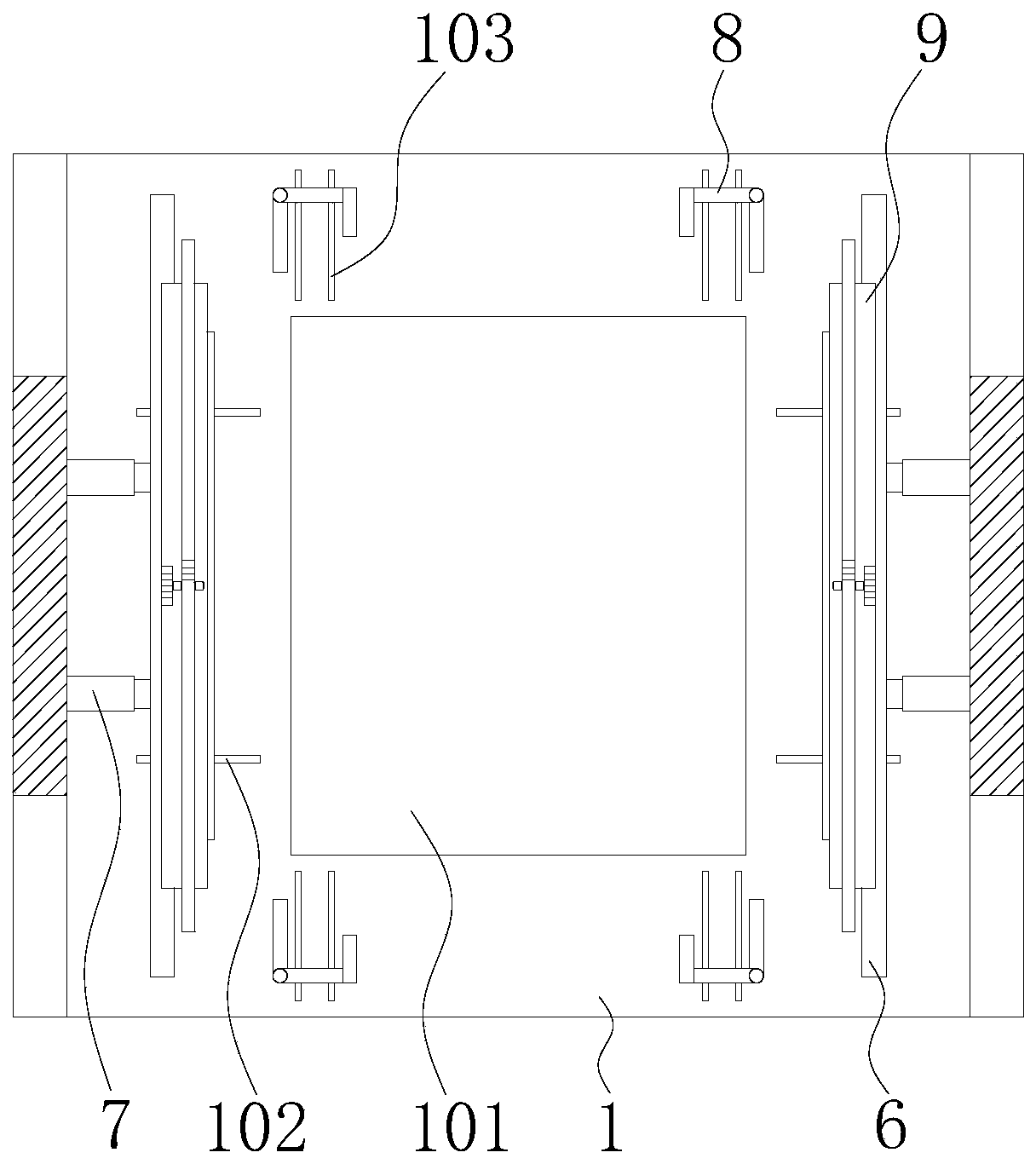 Automatic assembling machine and method for plastic-steel glass door and window