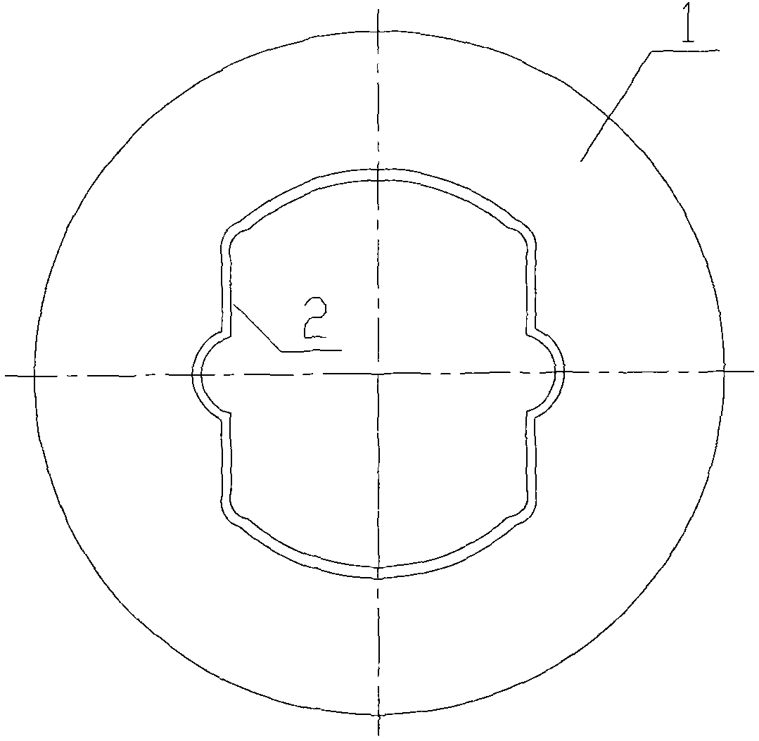 Method for repairing lining plate-free flat-head cap of spindle of rolling mill