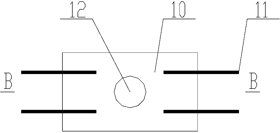 Prefabricated shear wall dry type vertical connecting node and construction method