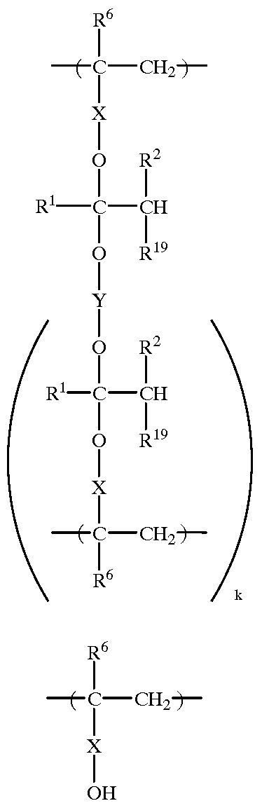 Preparation of partially cross-linked polymers and their use in pattern formation