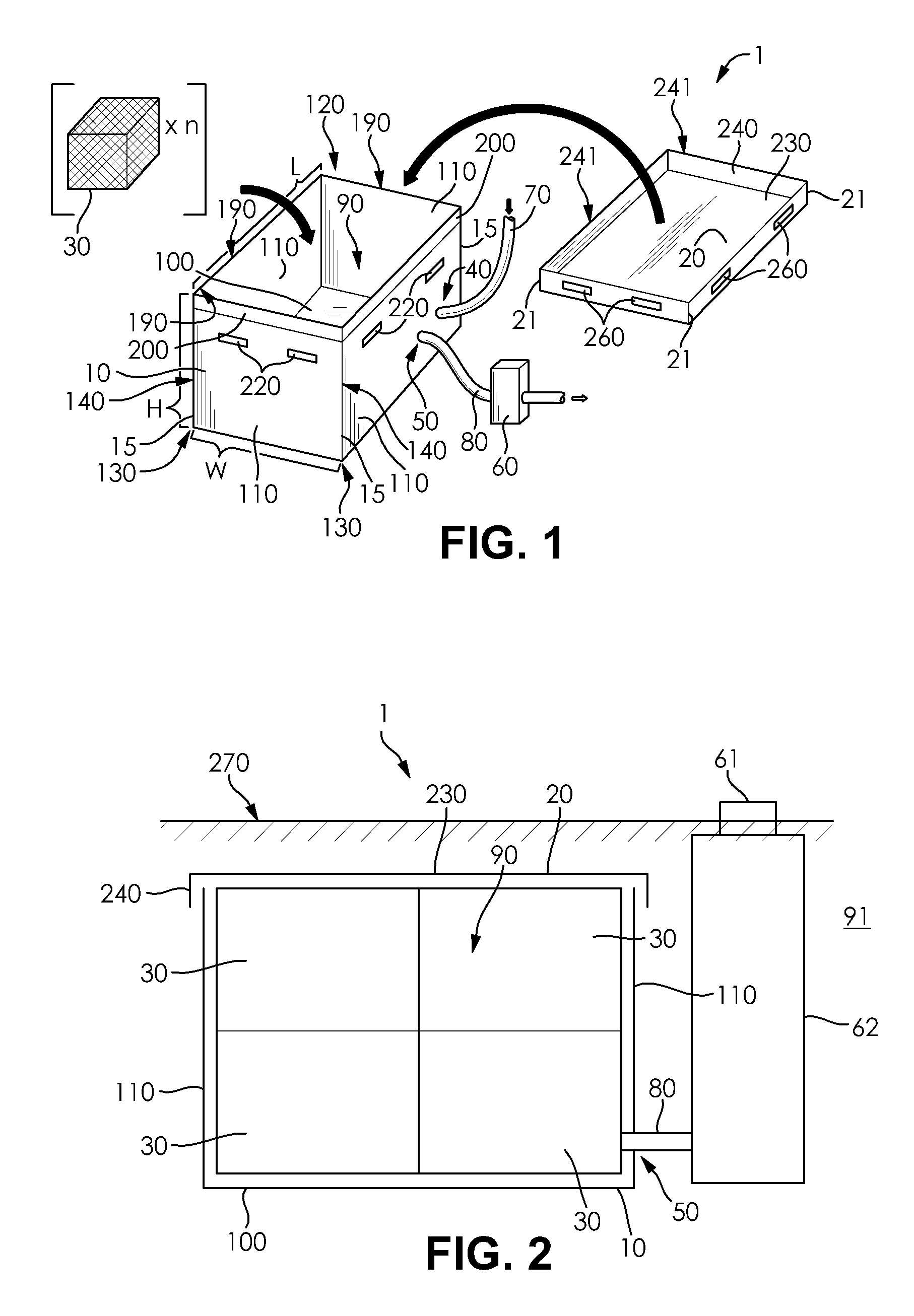 Underground water-storage vault and method for installing same