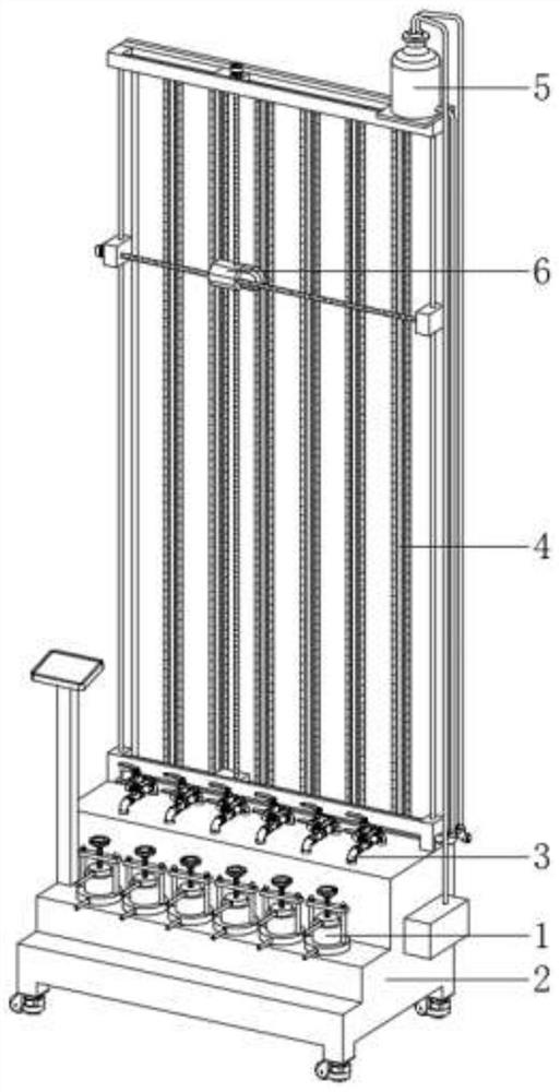 Soil material penetration detection device