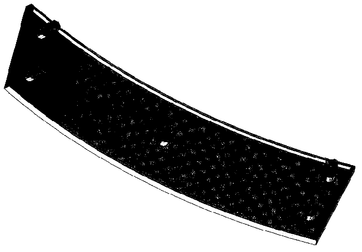 Precise casing method of tiles of floating wall of combustion chamber of aeroengine