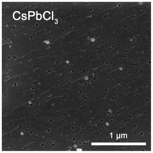 Inorganic lead-cesium halide nanocrystalline composite chalcogenide glass ceramic material and preparation method thereof