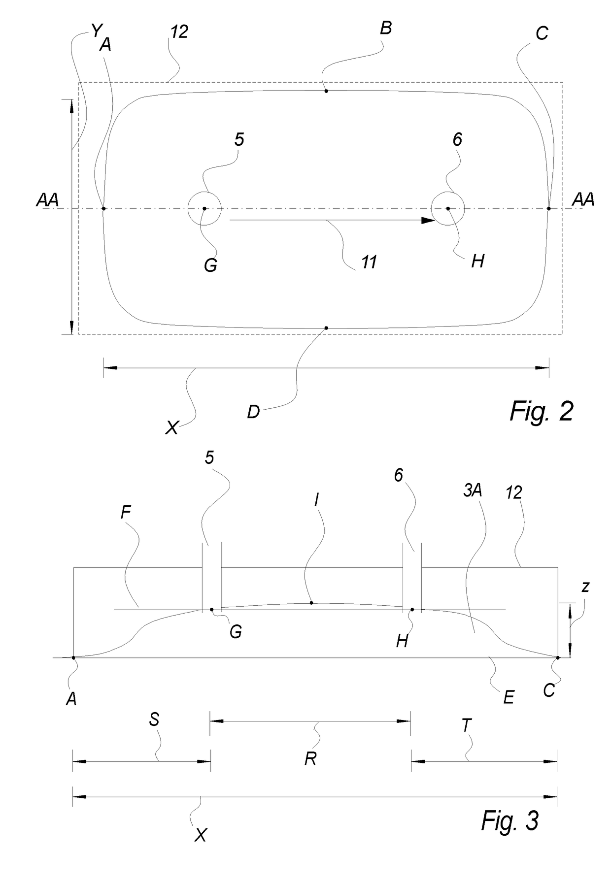 Diaphragm compressor with an oblong shaped chamber