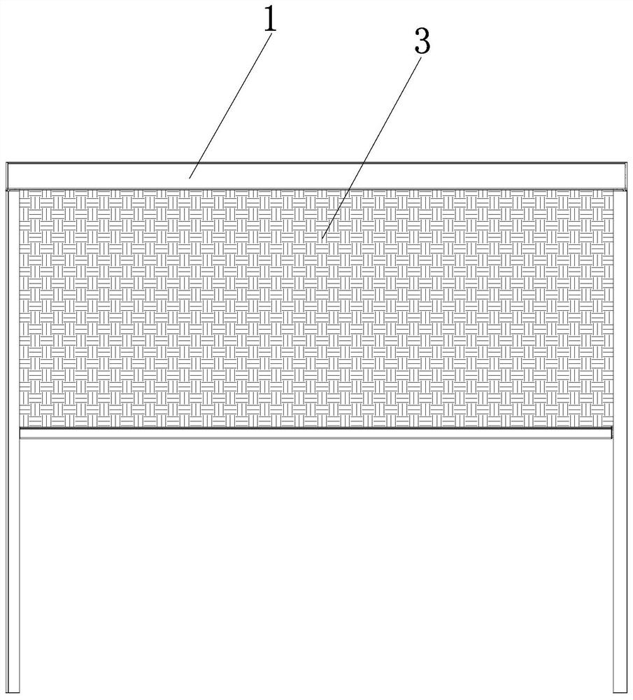 Separated detachable roller shutter