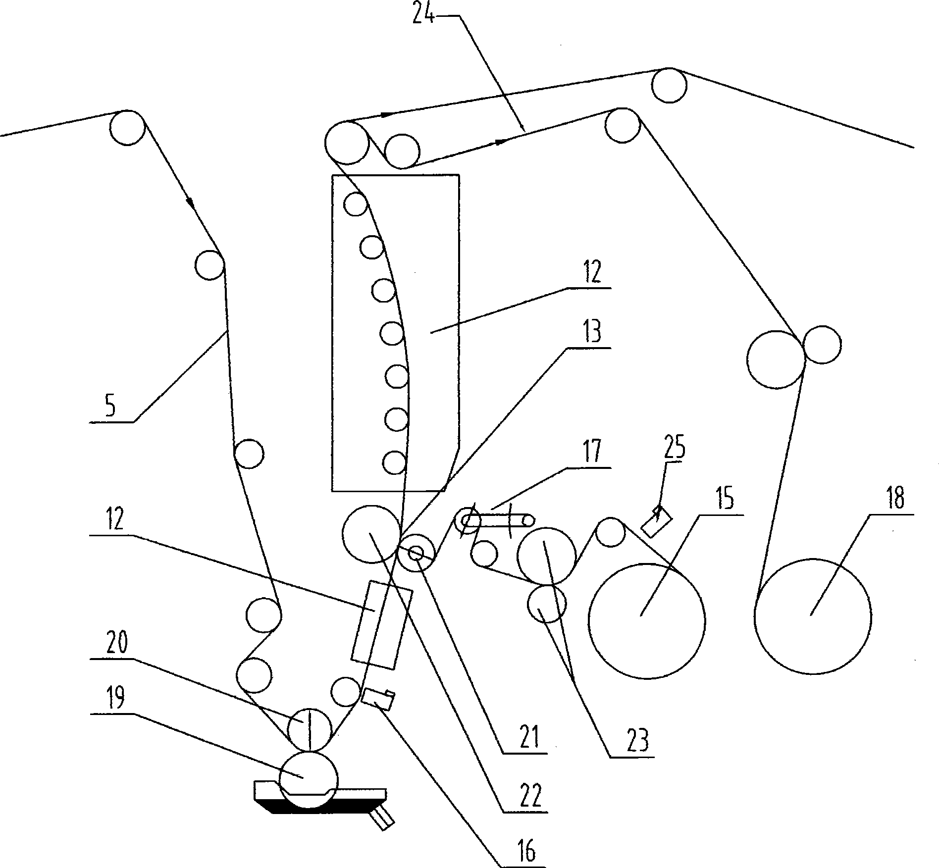 Method for realizing multi-color-class positioning cold wave transfer printing