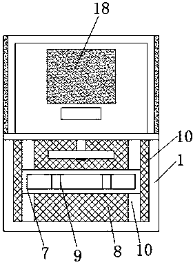 Dust-free polishing device for metal product