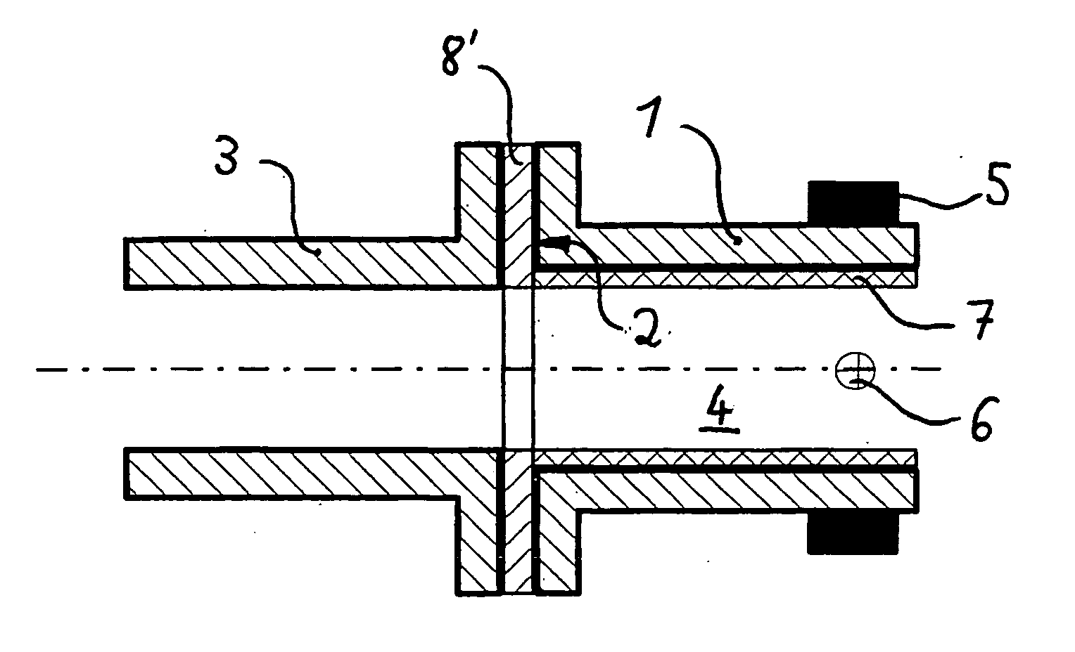 Magnetic-inductive flow meter with a grounding disk - Eureka | Patsnap