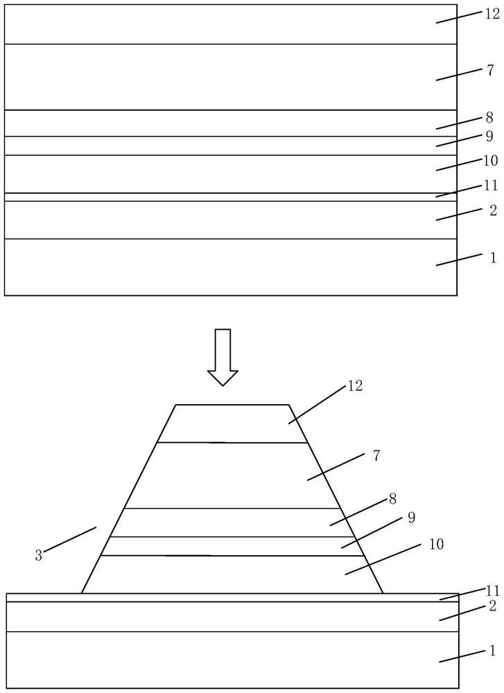 InAlAs avalanche photodetector and production method thereof