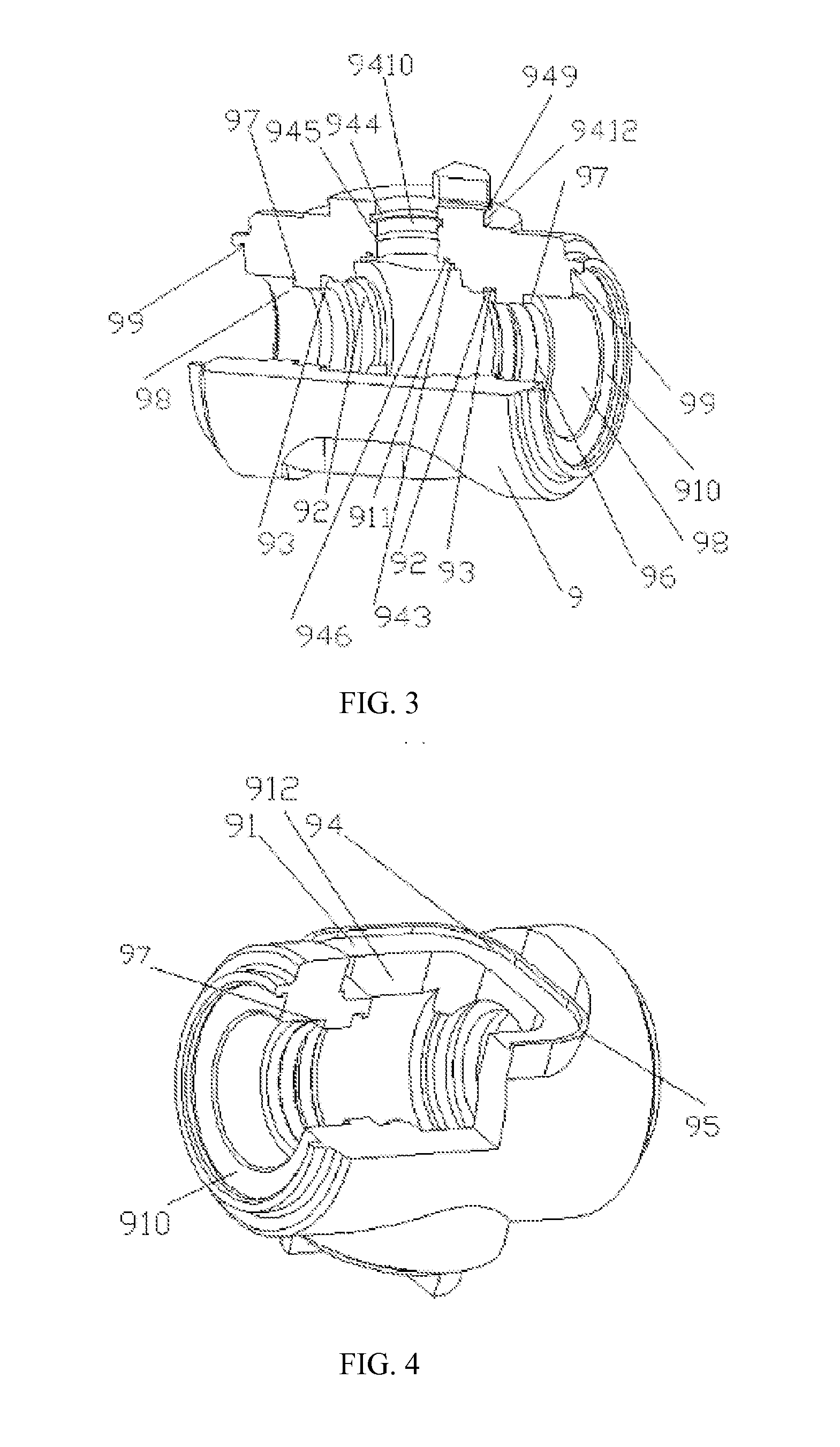 Bottom entry plastic ball valve