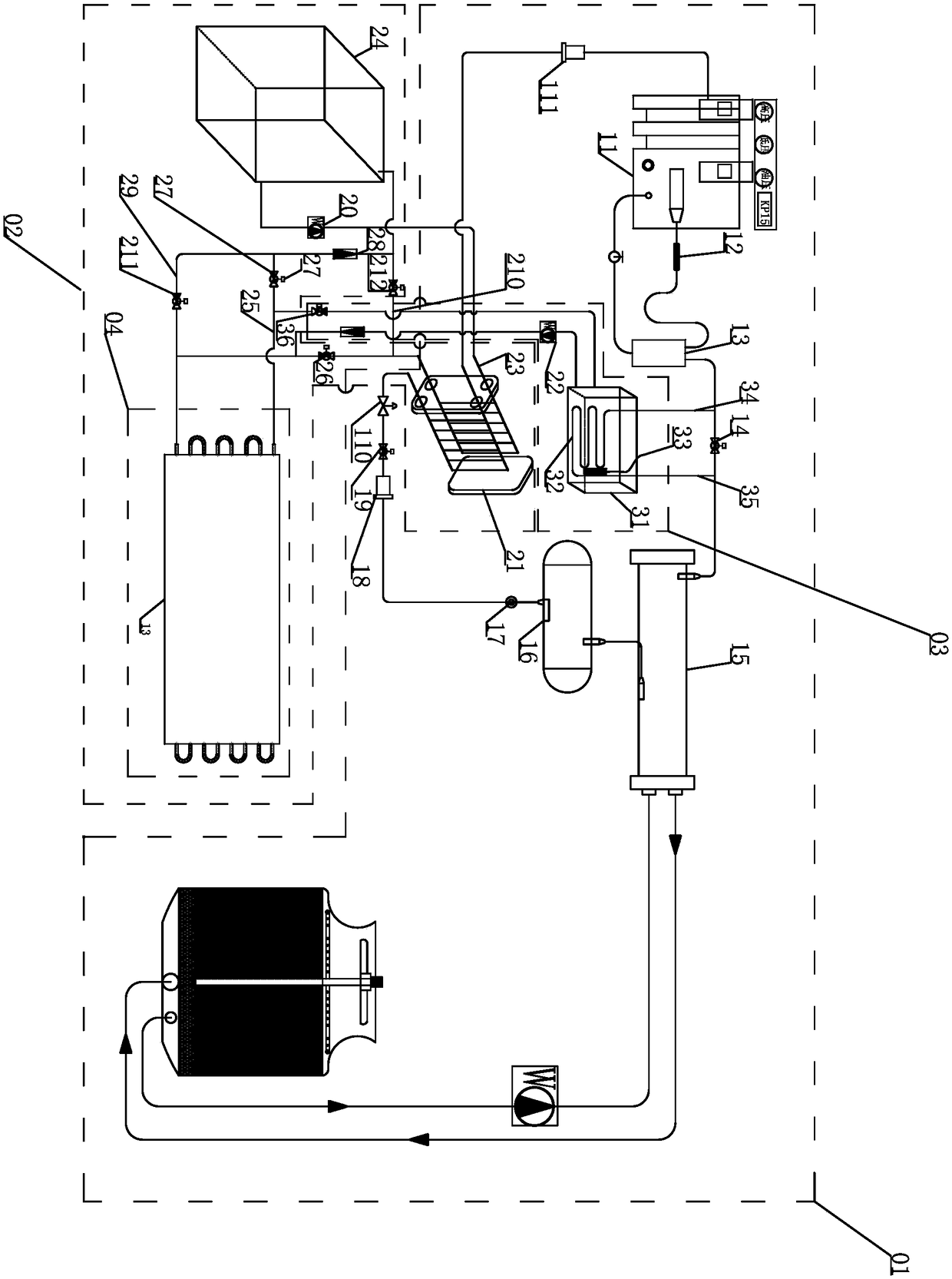 Efficient automatic de-icing system