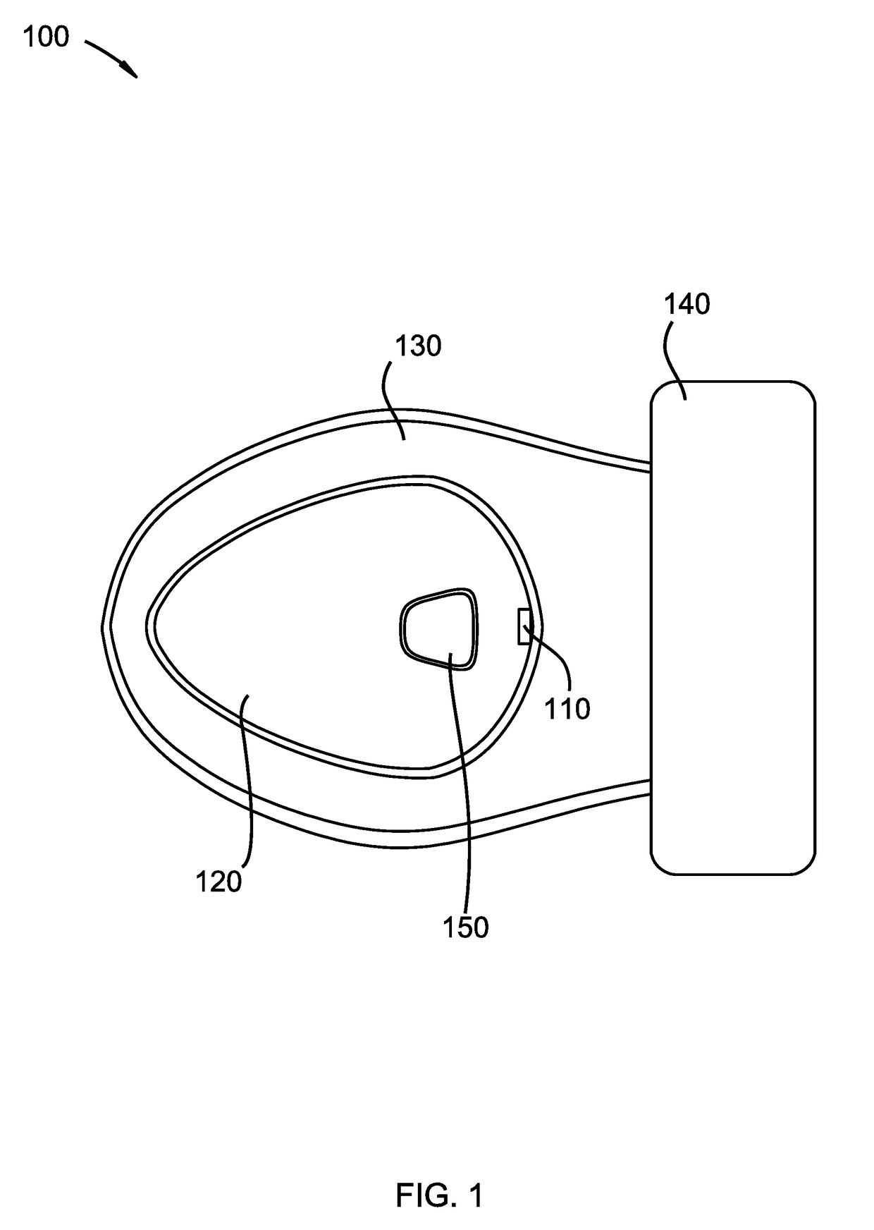 Toilet with Air Sampling Exhaust