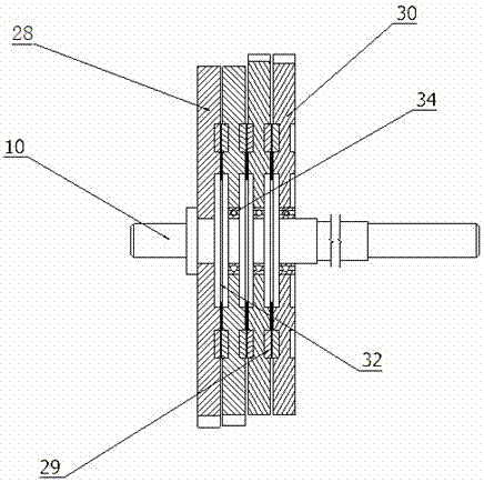 An incomplete gear periodic meshing steering device