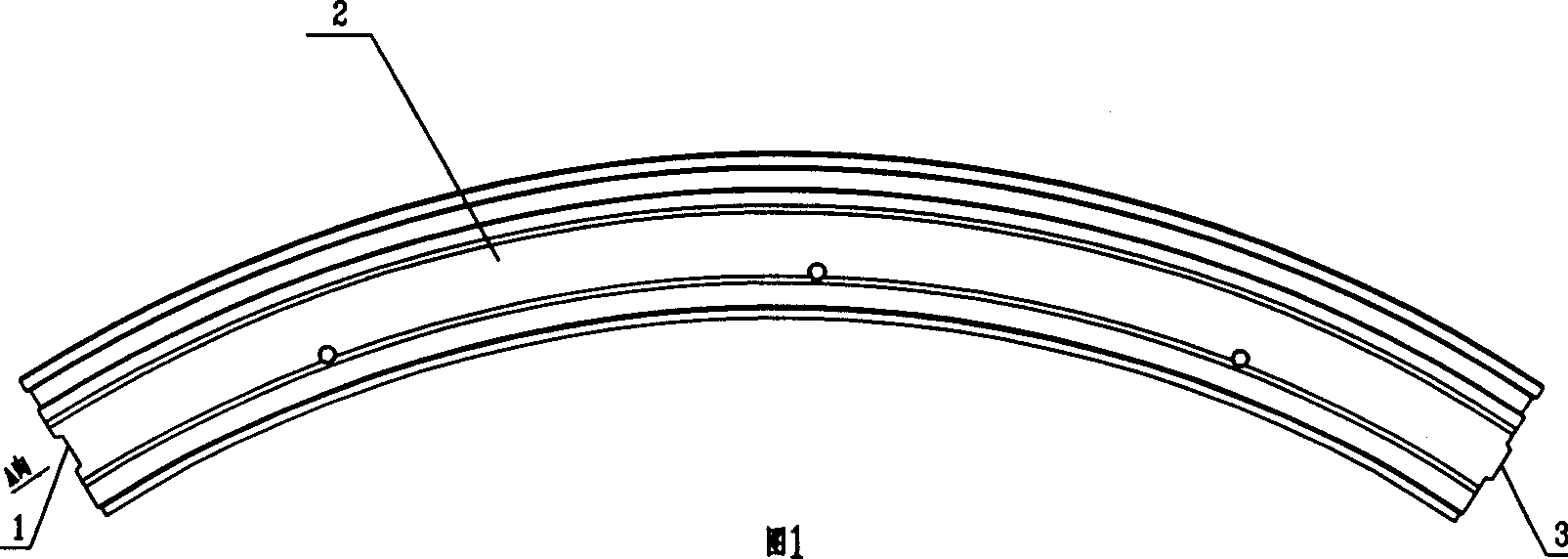 Lining-built tunnel piping sheet