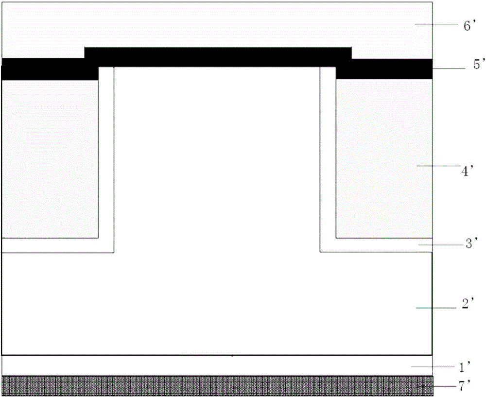 Groove-type barrier schottky structure for optimizing electric field on surface and manufacturing method of groove-type barrier schottky structure