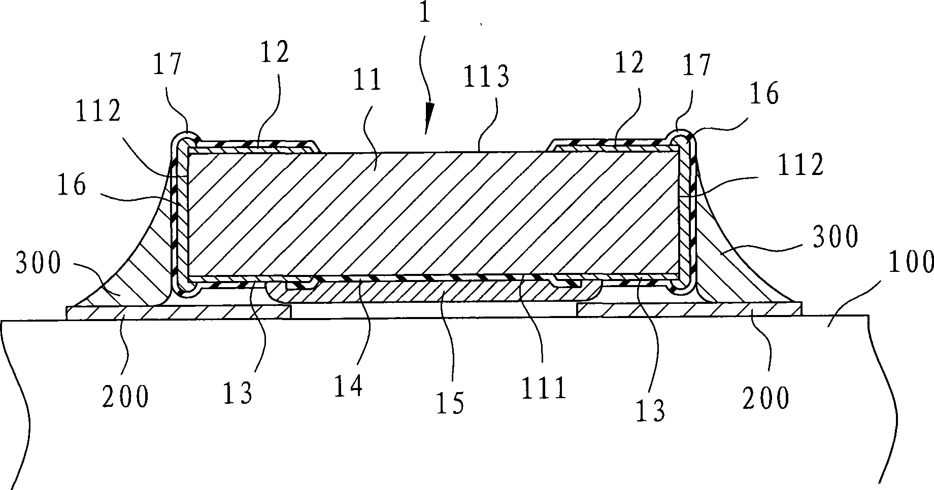 Wafer resistor element and manufacturing method thereof