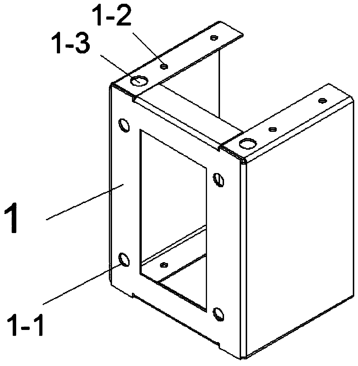 Pouring bus duct and intensive bus duct conversion joint