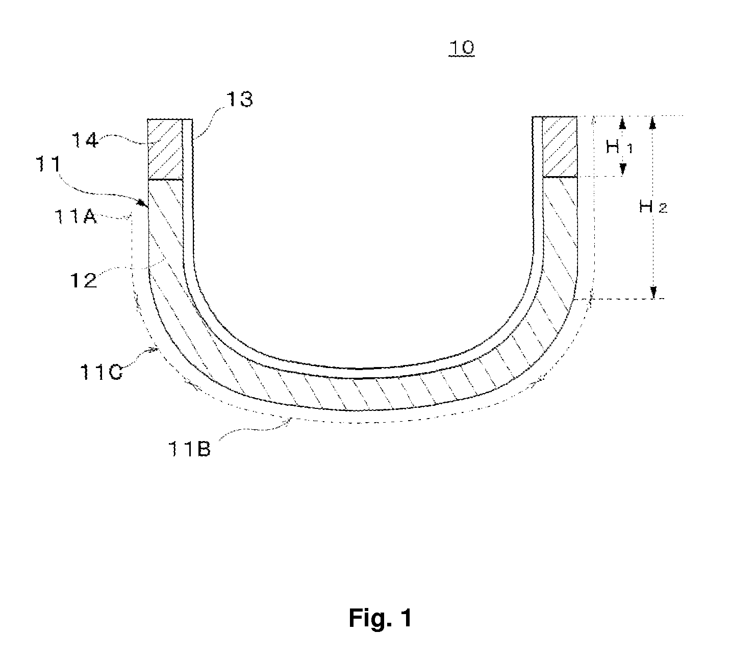 Composite crucible and method of manufacturing the same