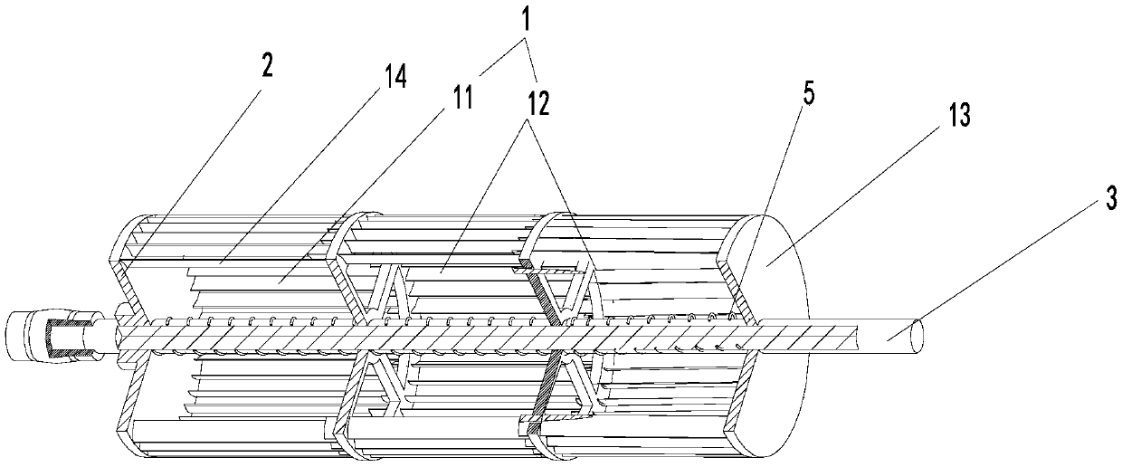 Cross-flow fan blades and air conditioning unit