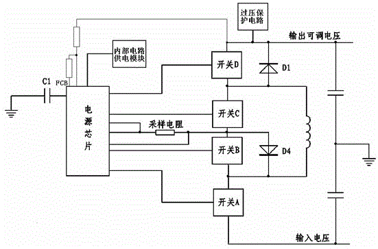 High-power efficient power driving circuit for dimming system