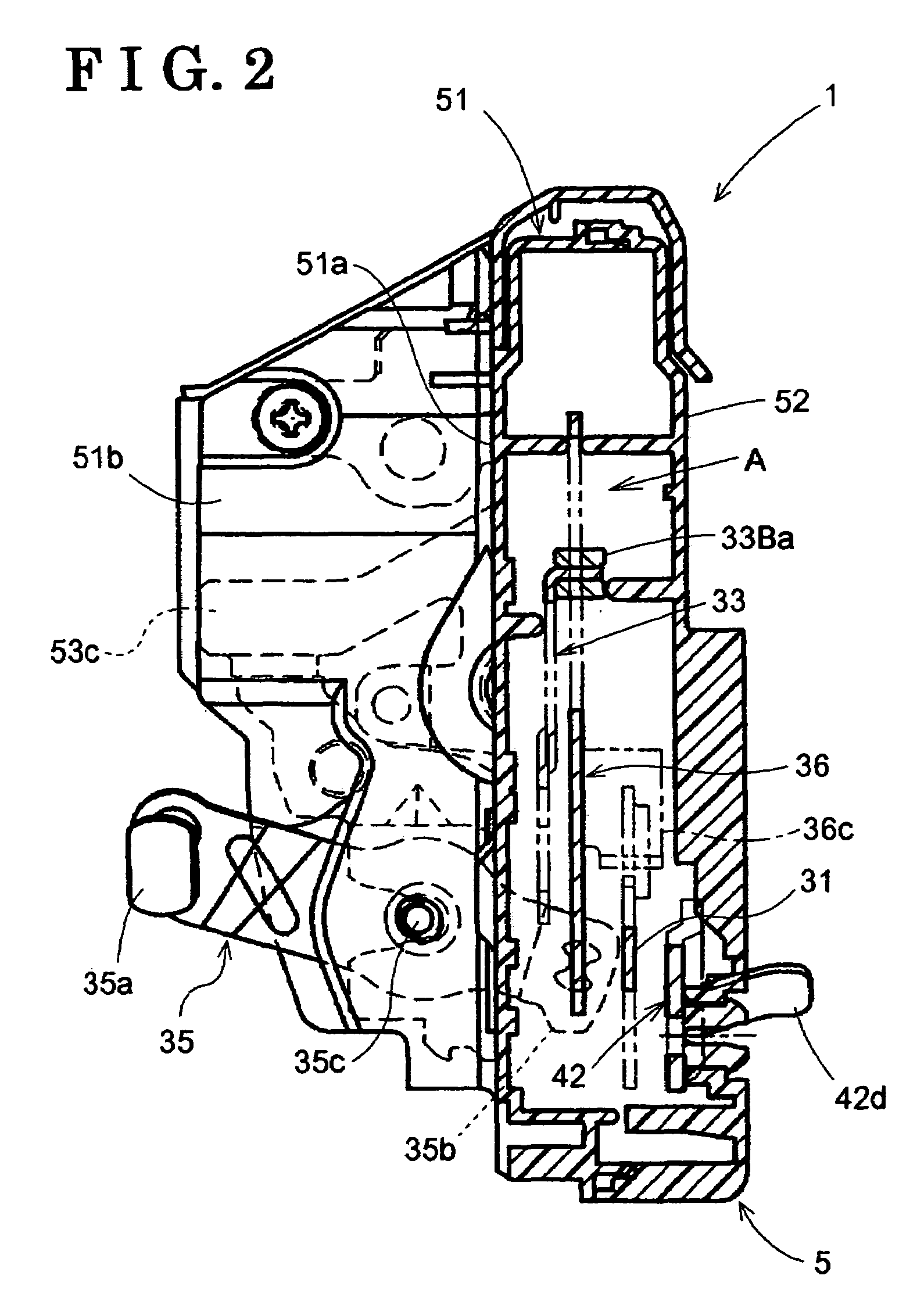 Vehicle door lock device