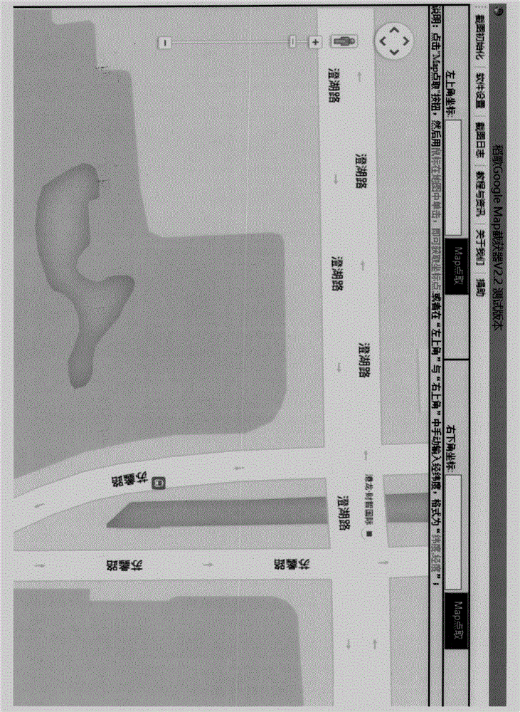 Geographic information freehand sketching system based on longitude and latitude