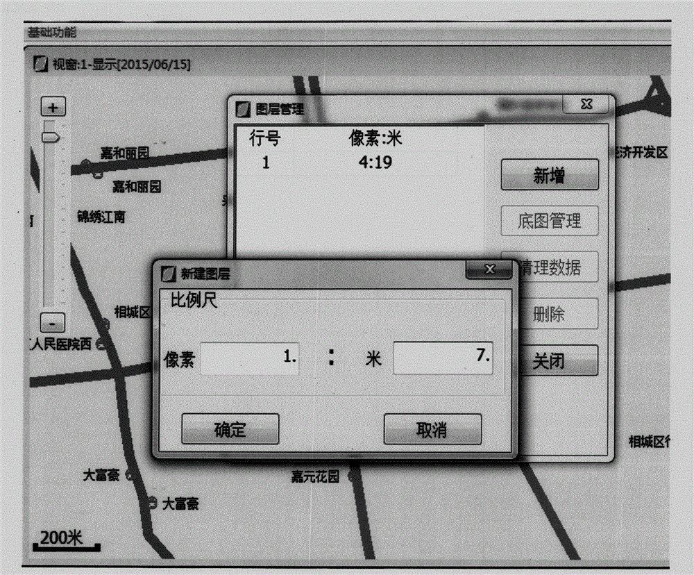 Geographic information freehand sketching system based on longitude and latitude