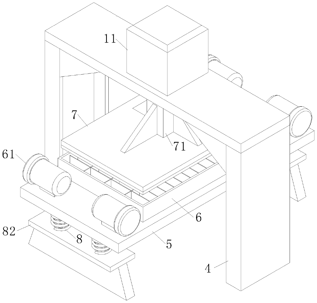 Ecological permeable pavement brick and production process thereof