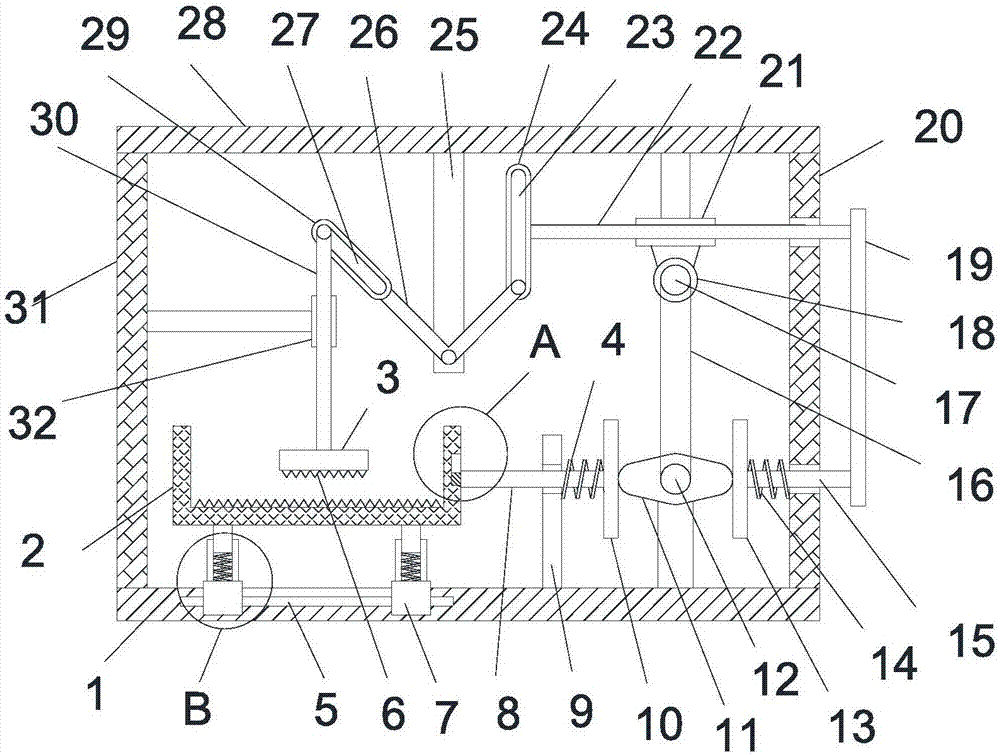 Ore coarse crushing device for mining