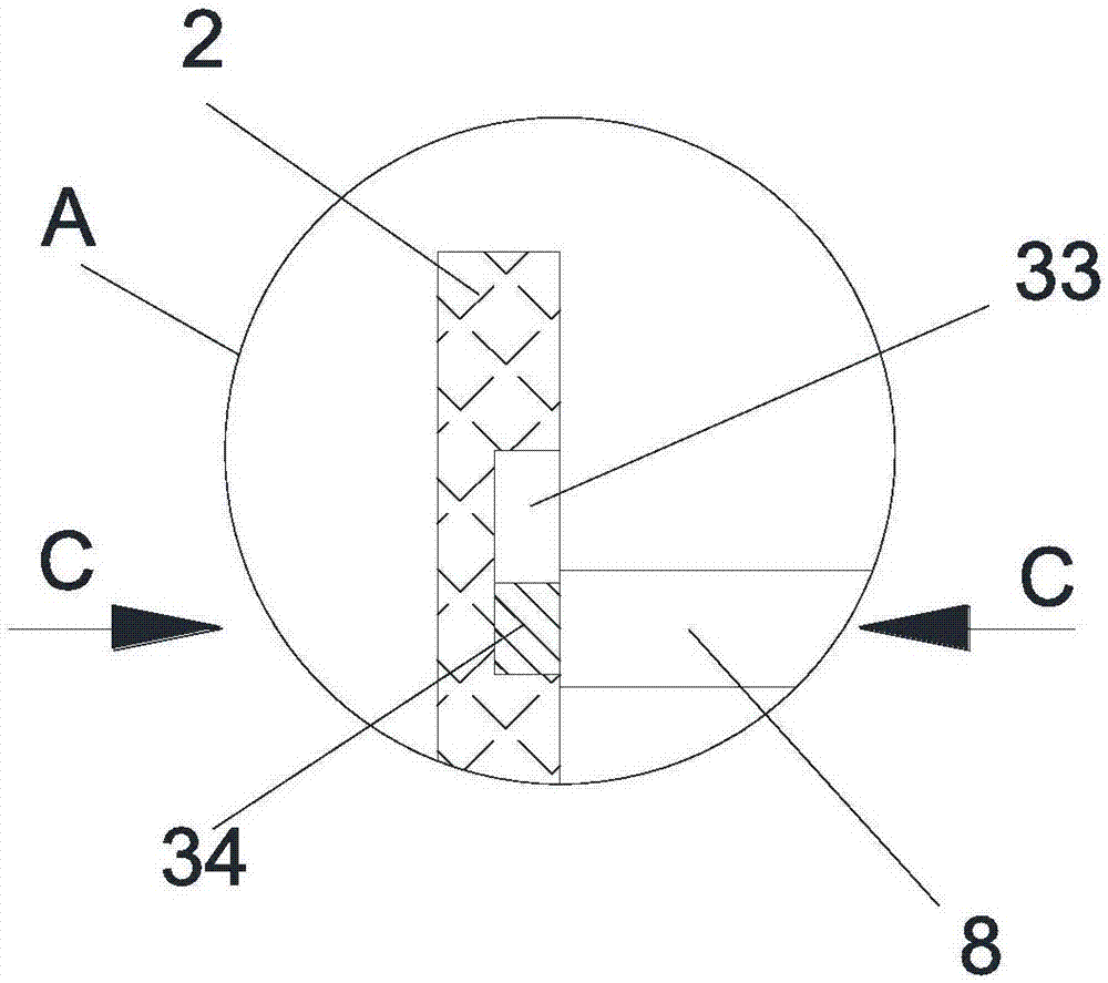 Ore coarse crushing device for mining