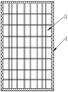 A solar panel frame and solar panel assembly based on 3D printing technology