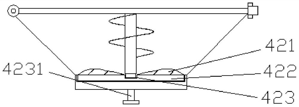 Spiral stirrer for agricultural product processing and using method