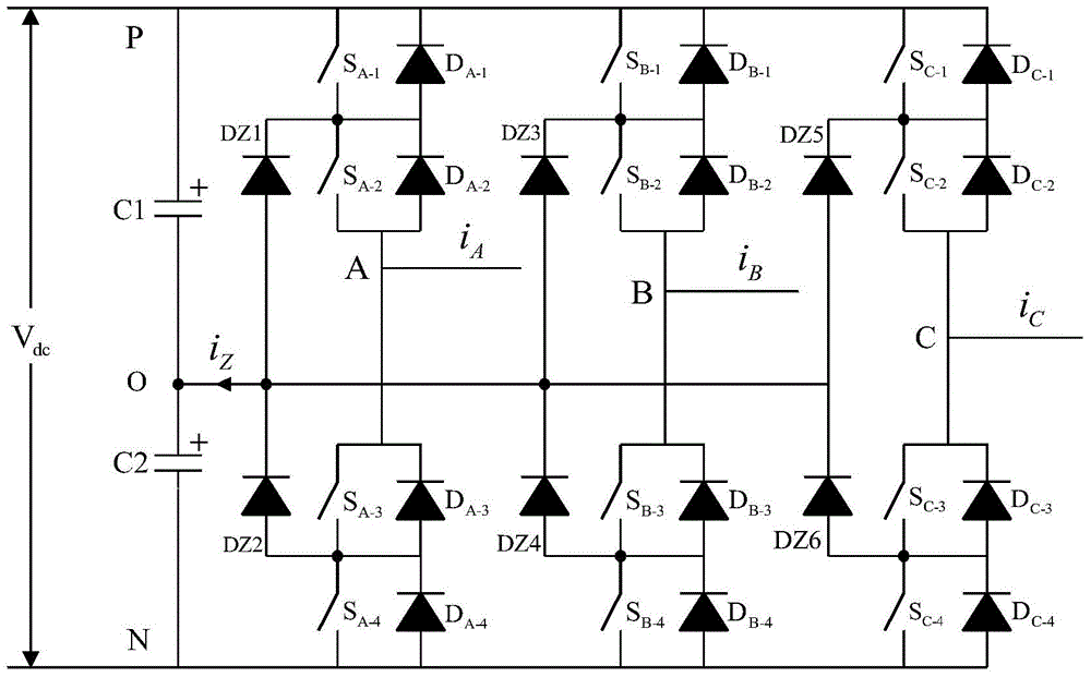 Method and device for modulating space vector pulse