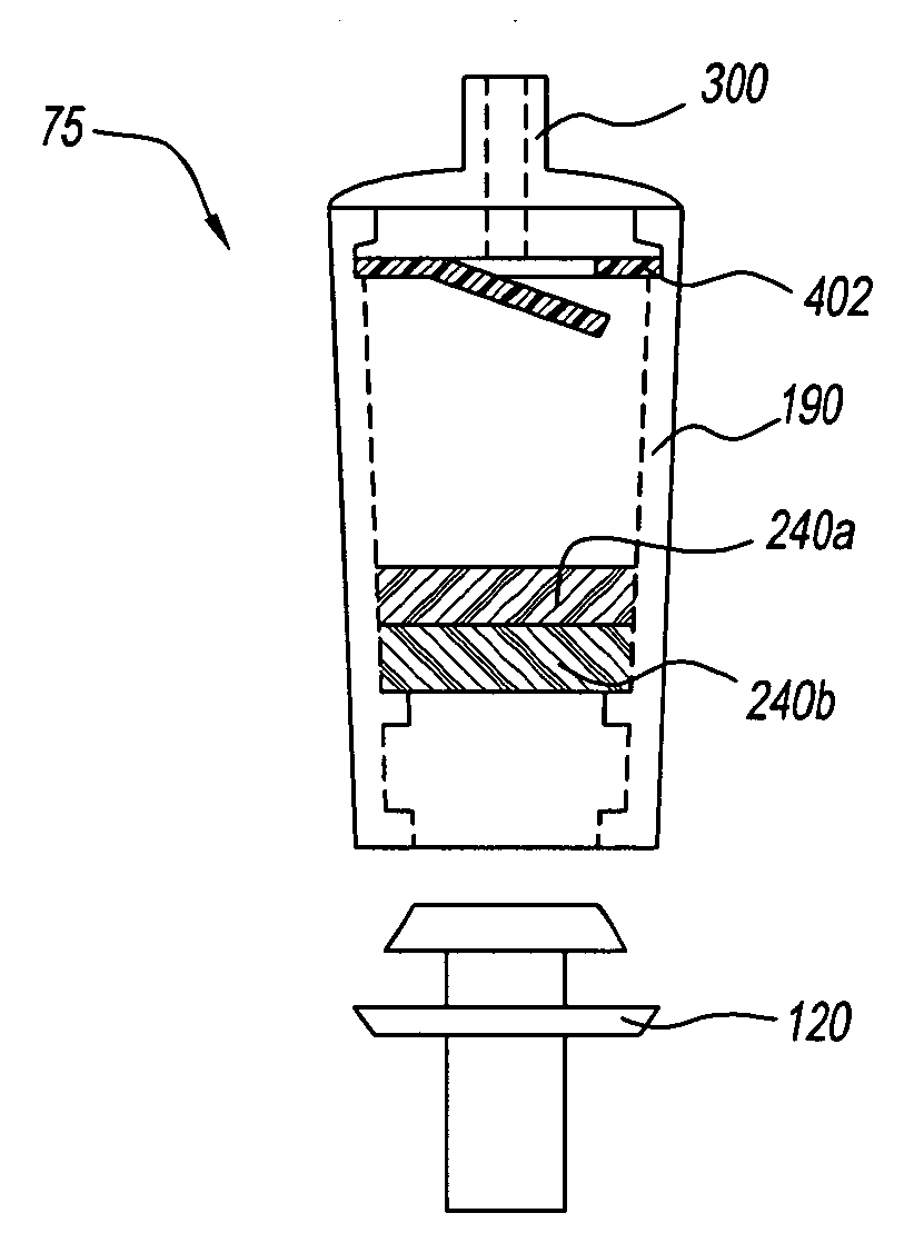 Strainer/filter unit for an aspirating filtration system and method thereof