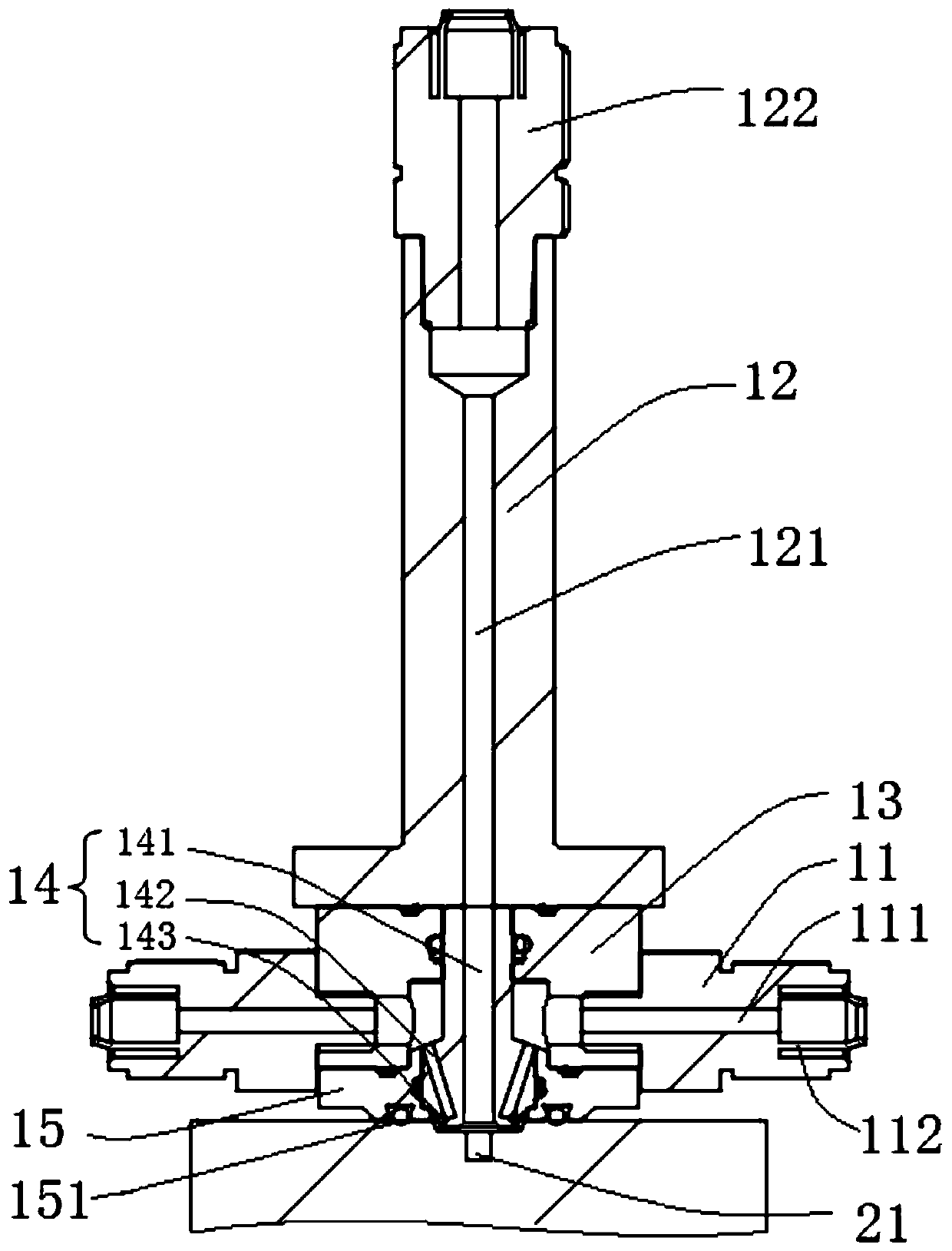 Residual liquid removing device