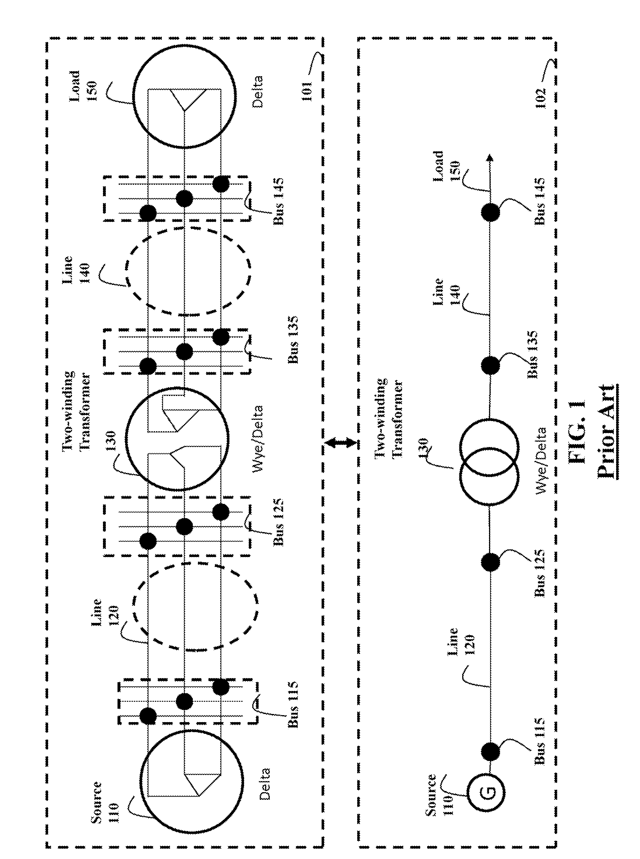 Hybrid Three-Phase Power Flow Analysis Method for Ungrounded Distribution Systems