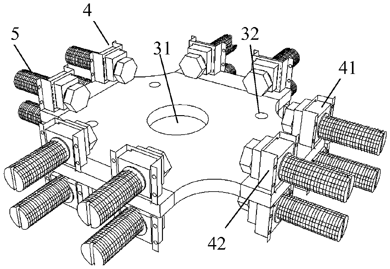 Improved assembly type building cage type six-way joint and assembly method thereof