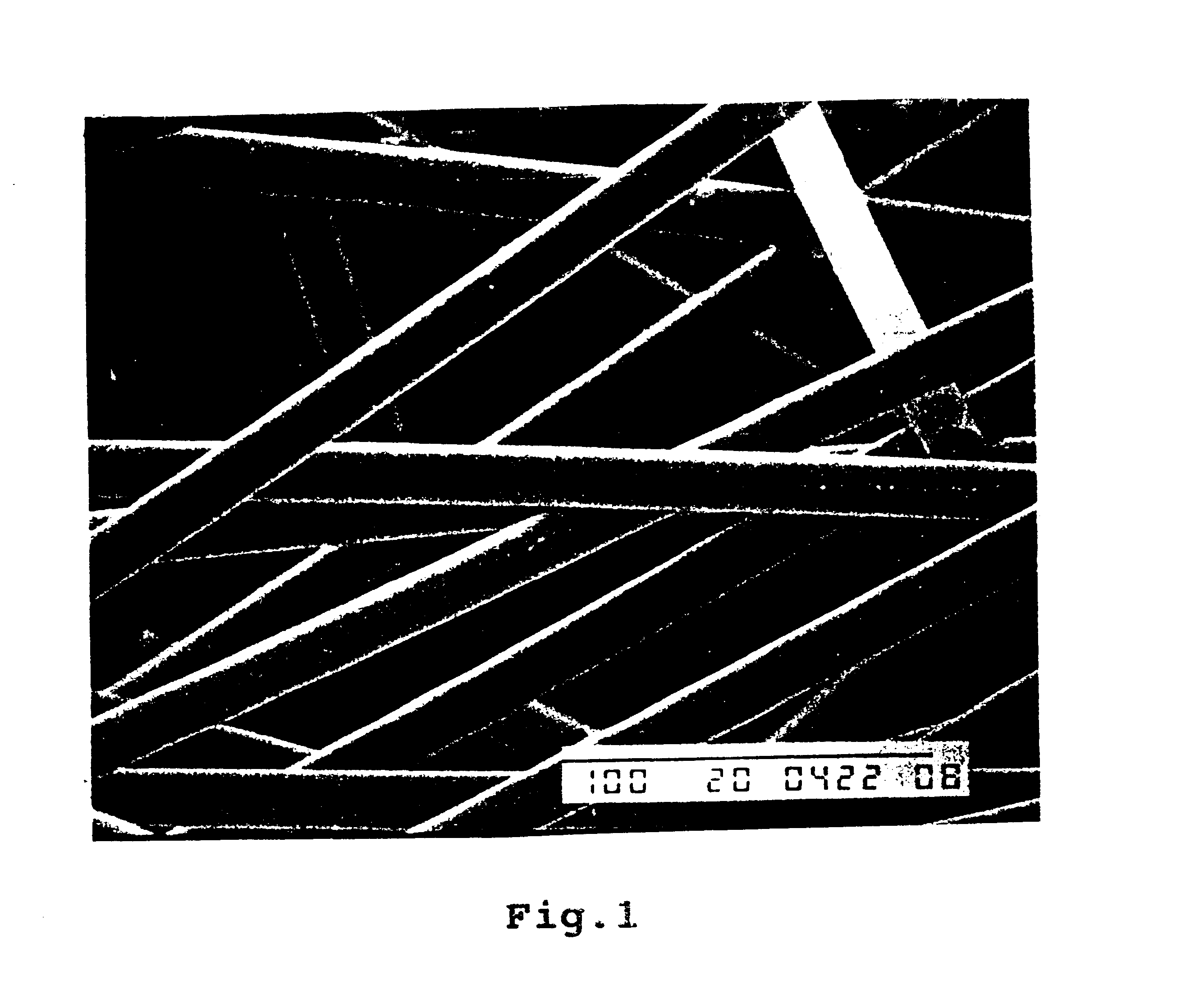 Titania fiber, method for producing the fiber and method for using the fiber