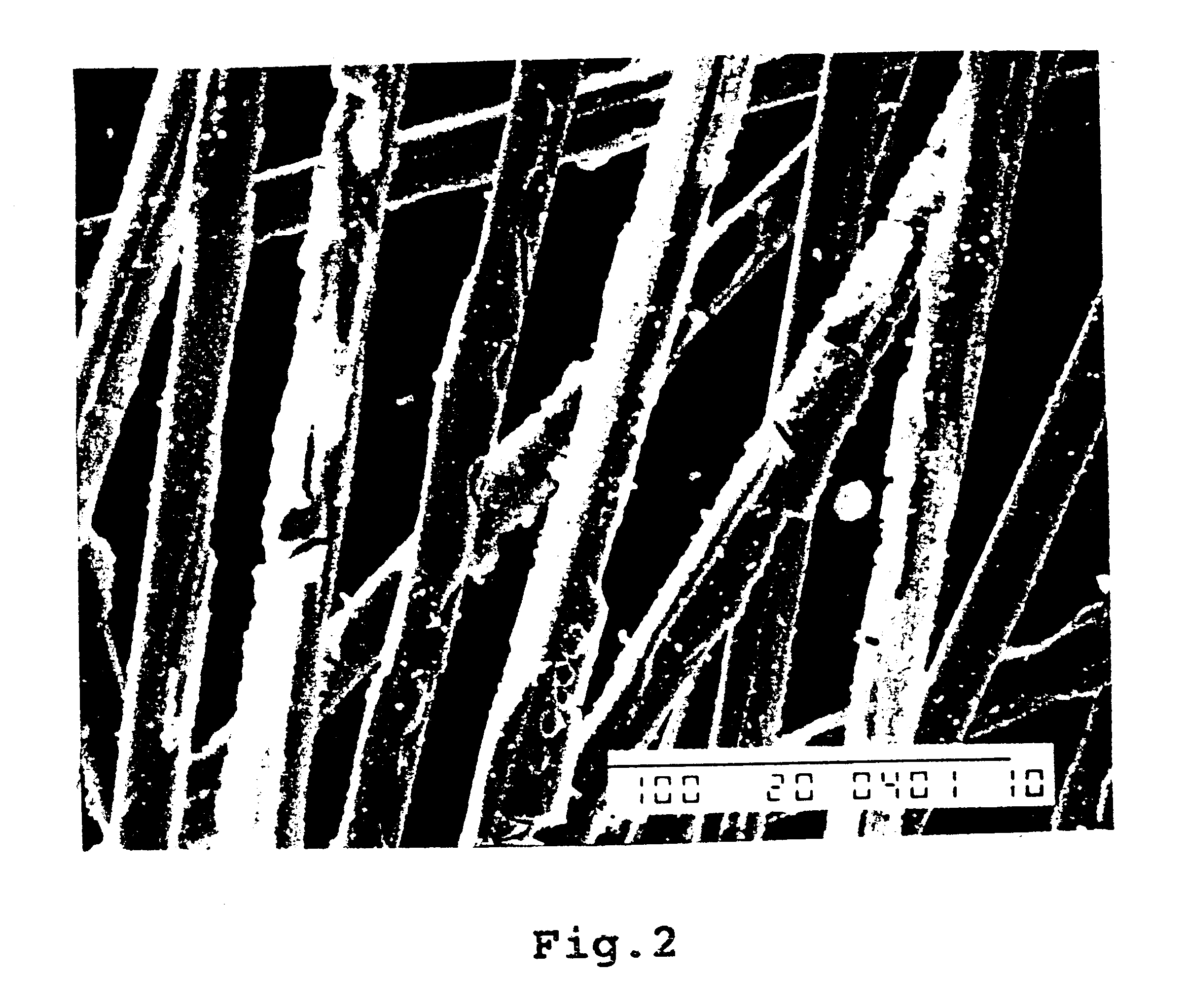 Titania fiber, method for producing the fiber and method for using the fiber