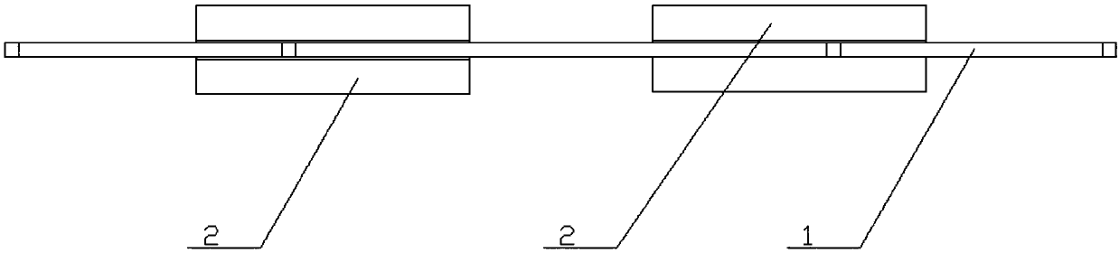 Suspension device and stringing construction equipment