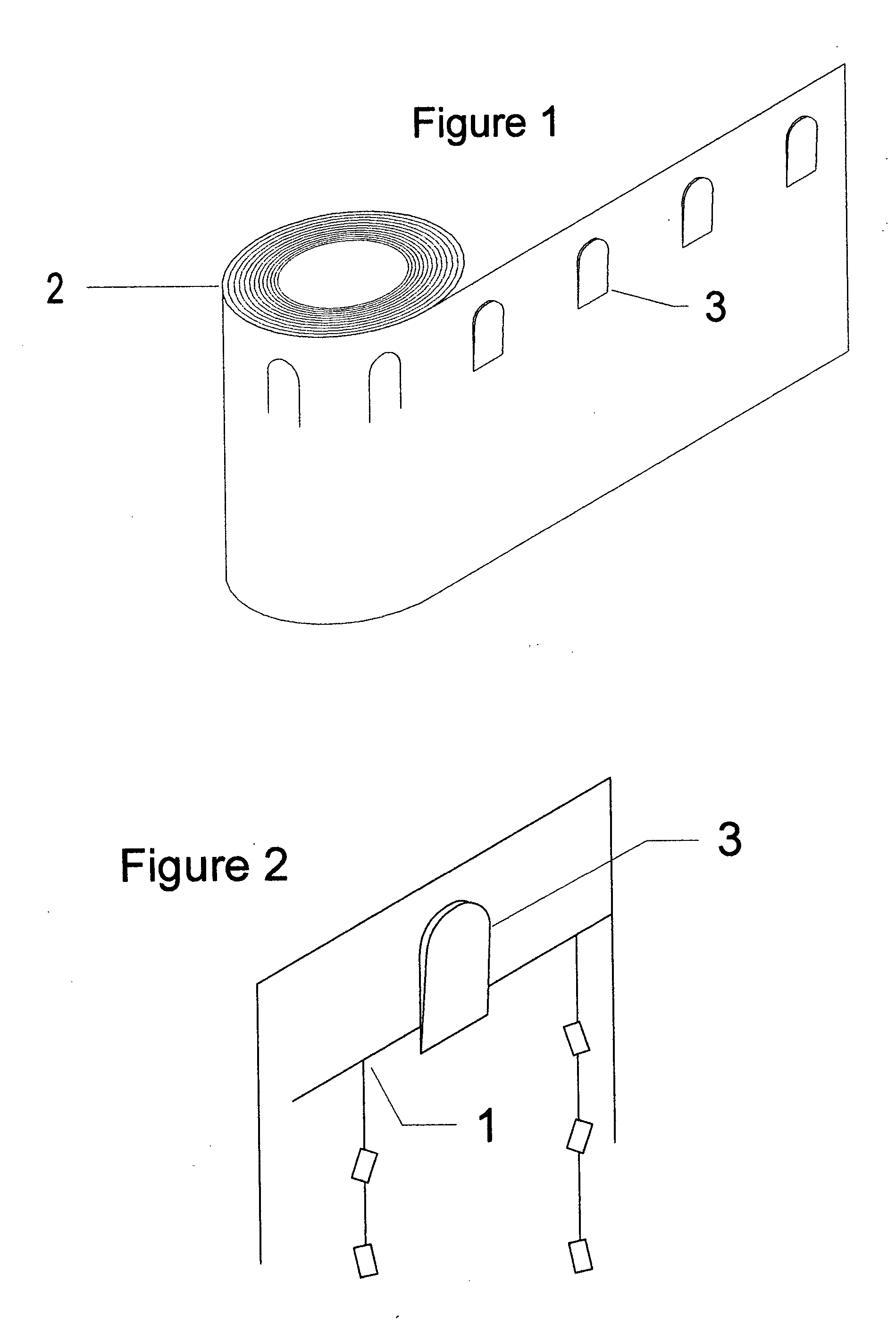 Icicle style light storage system