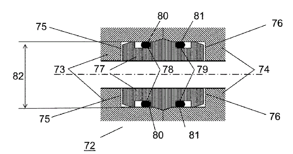 Hydraulic connecting bush, hydraulic connection, and hydraulic plug