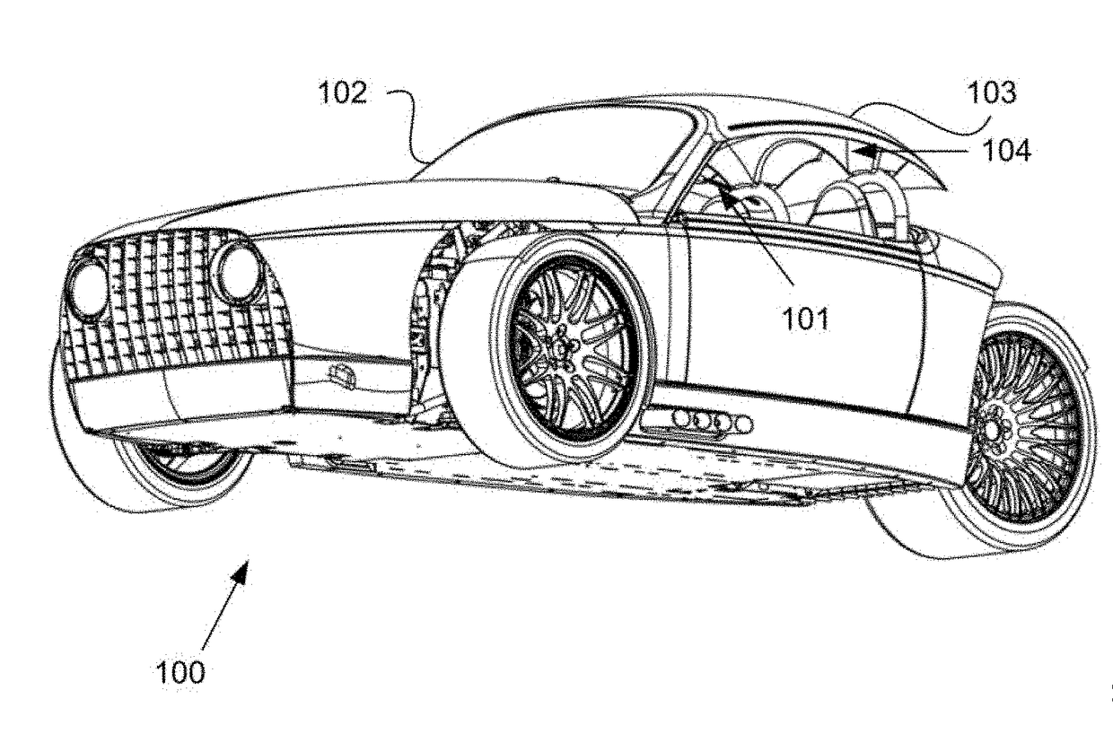 Vehicle with Removable Cover