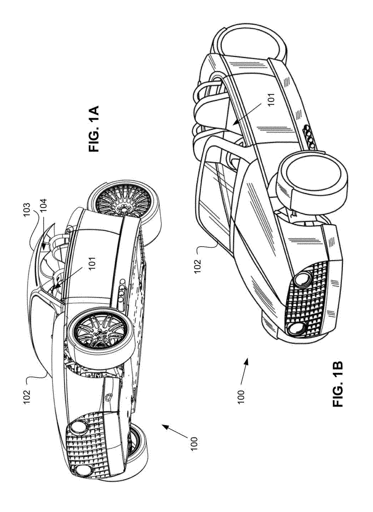 Vehicle with Removable Cover