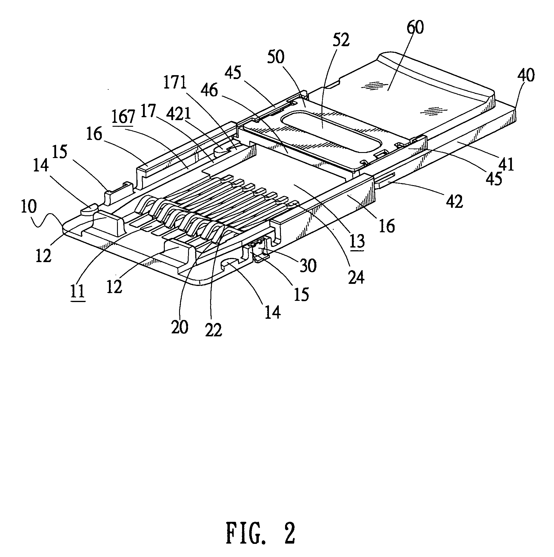 Memory card connector