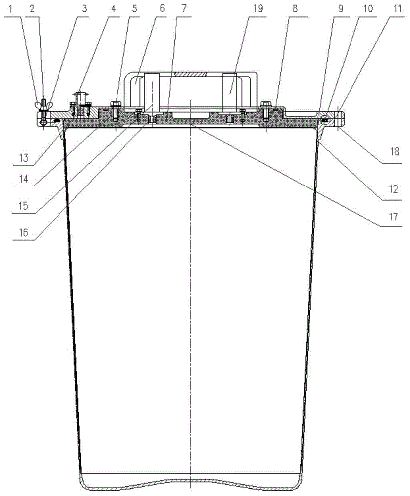 Drinking water long-term storage water tank for space station